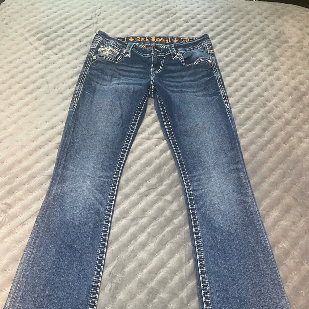 Rock revival Haine 27x34 easy boot cut jeans